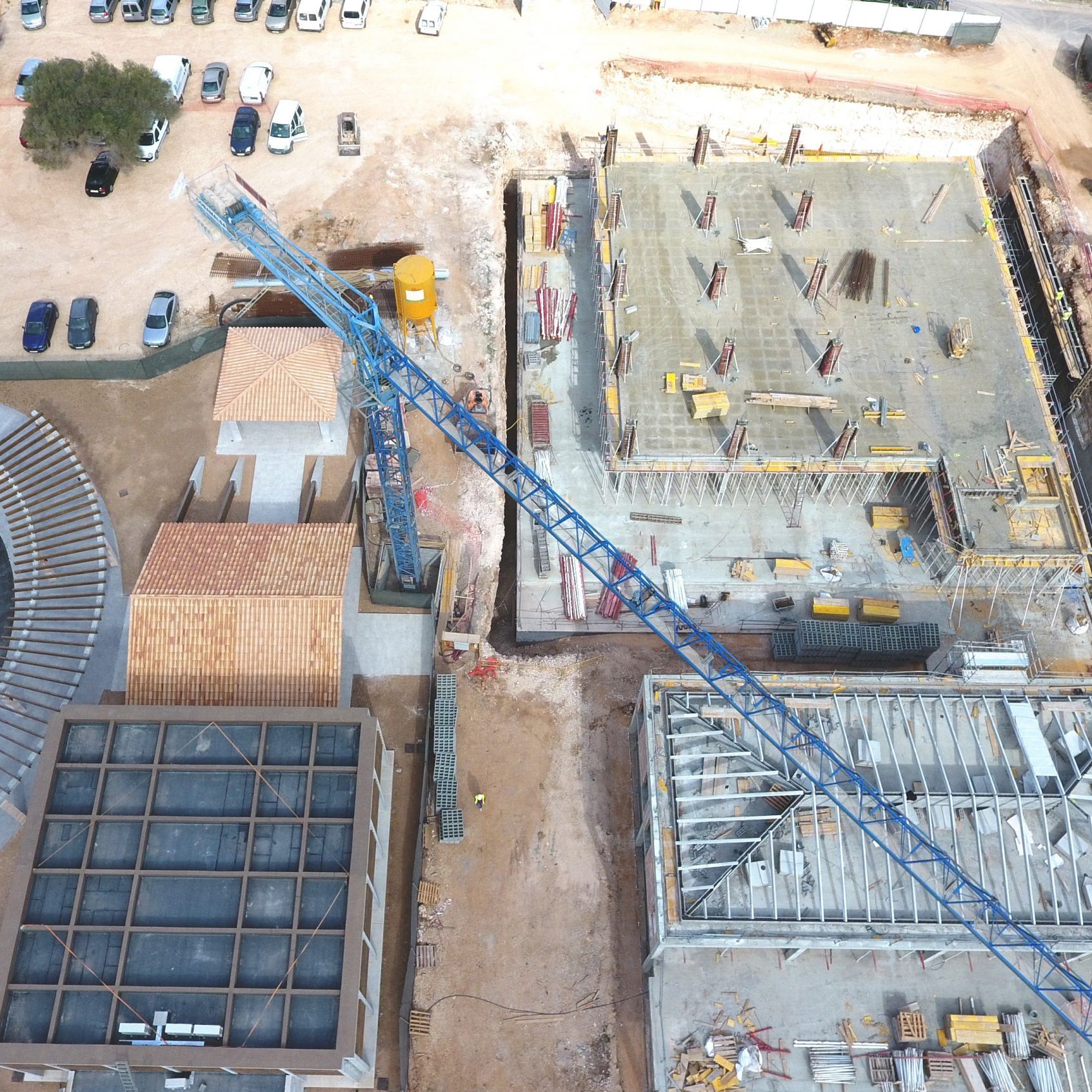 betonáž 1. nadzemného podlažia