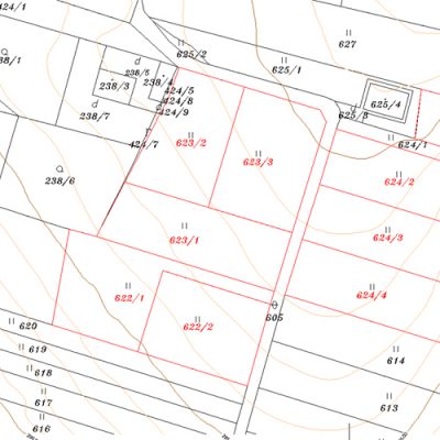 účelová mapa pre projektovú dokumentáciu